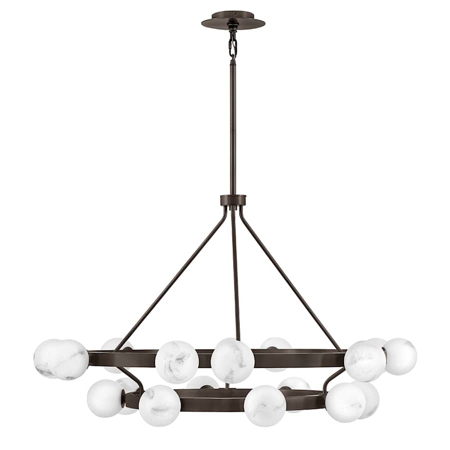 Fredrick Ramond Selene 18 Light 48" Wide Ring Chandelier
