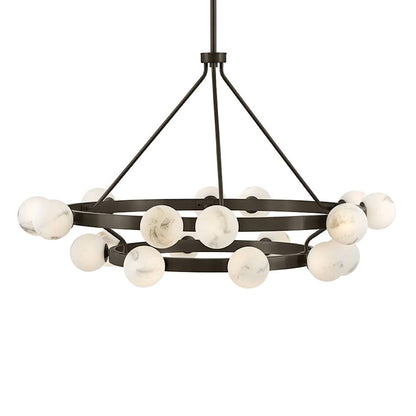Fredrick Ramond Selene 18 Light 48" Wide Ring Chandelier