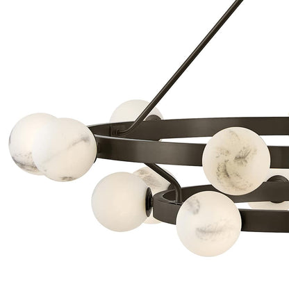 Fredrick Ramond Selene 18 Light 48" Wide Ring Chandelier