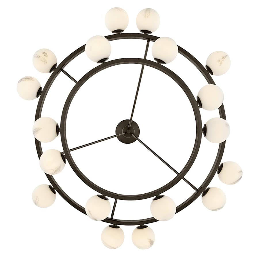 Fredrick Ramond Selene 18 Light 48" Wide Ring Chandelier