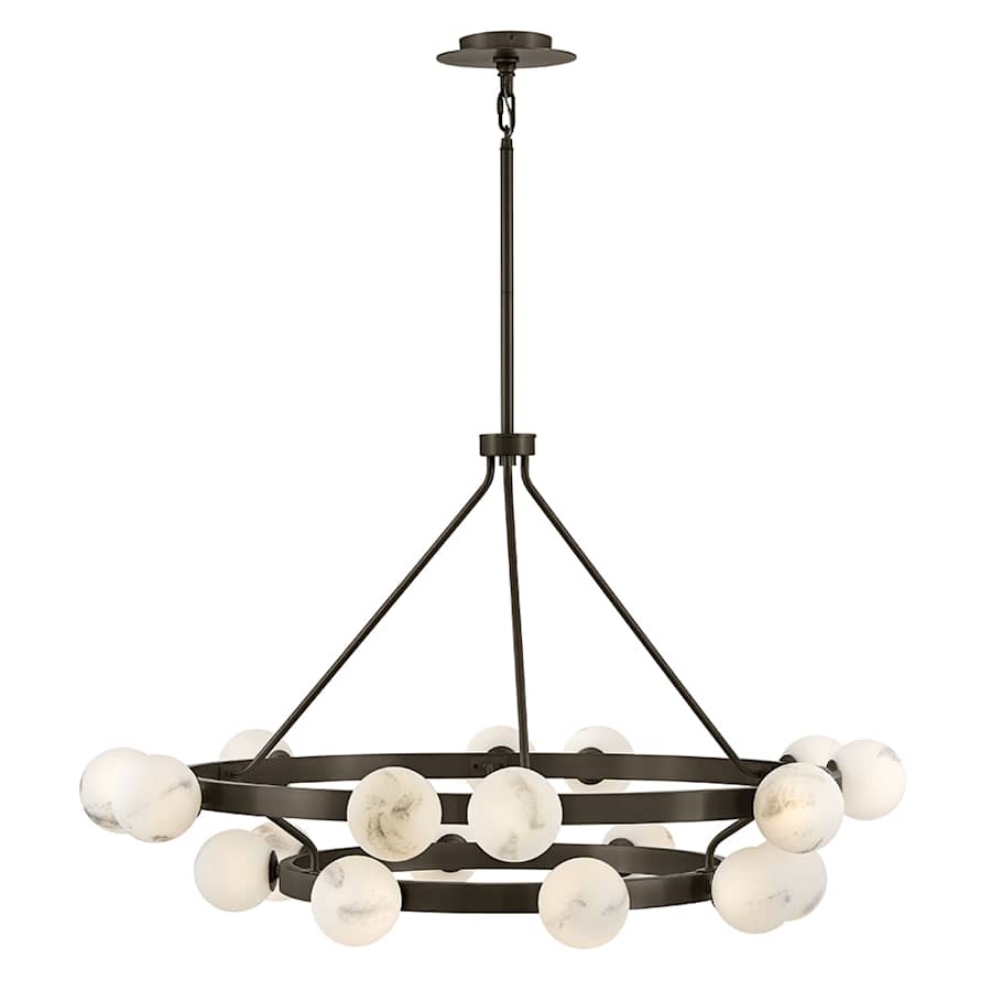 Fredrick Ramond Selene 18 Light 48" Wide Ring Chandelier
