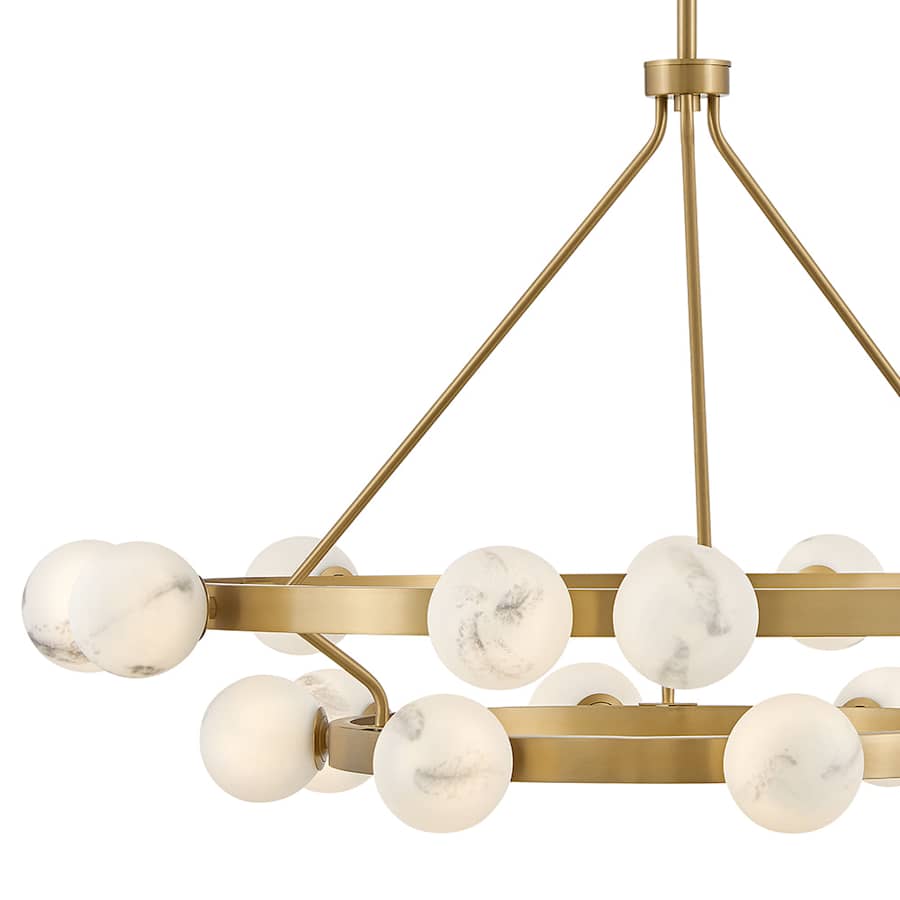 Fredrick Ramond Selene 18 Light 48" Wide Ring Chandelier