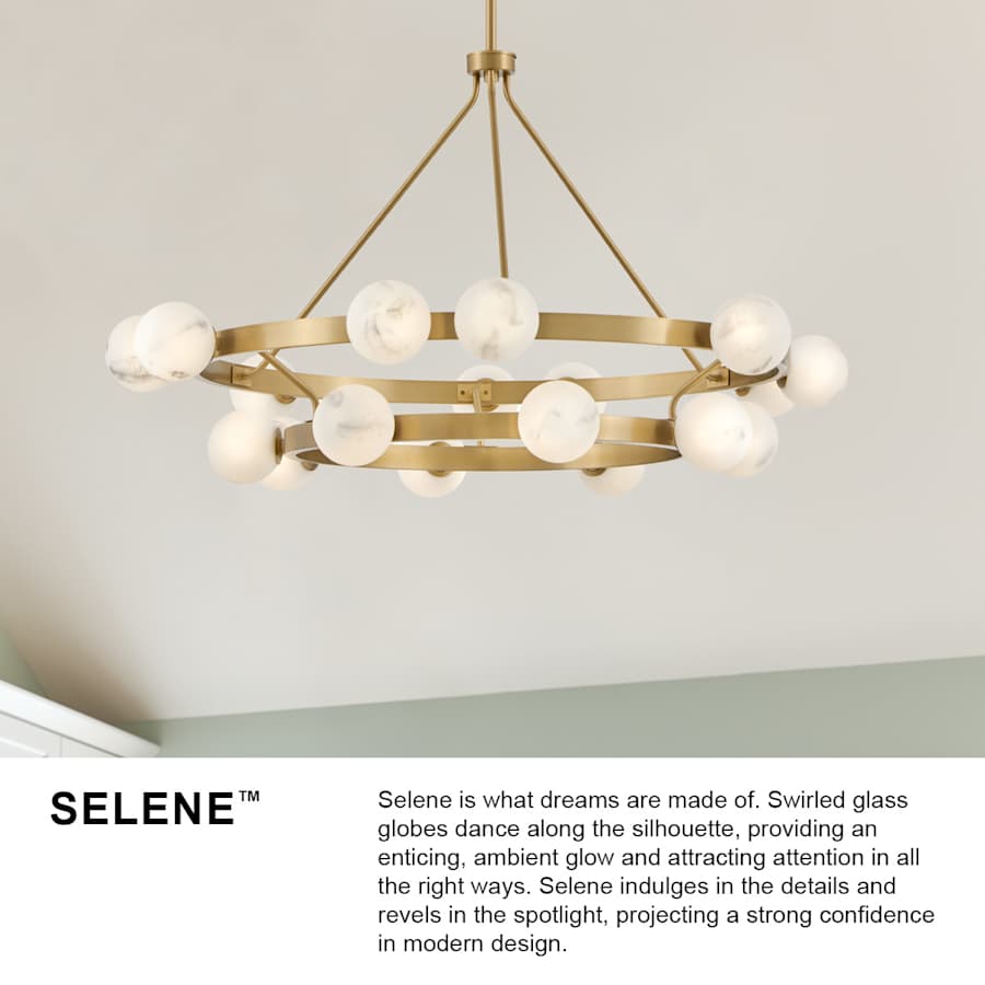 Fredrick Ramond Selene 18 Light 48" Wide Ring Chandelier