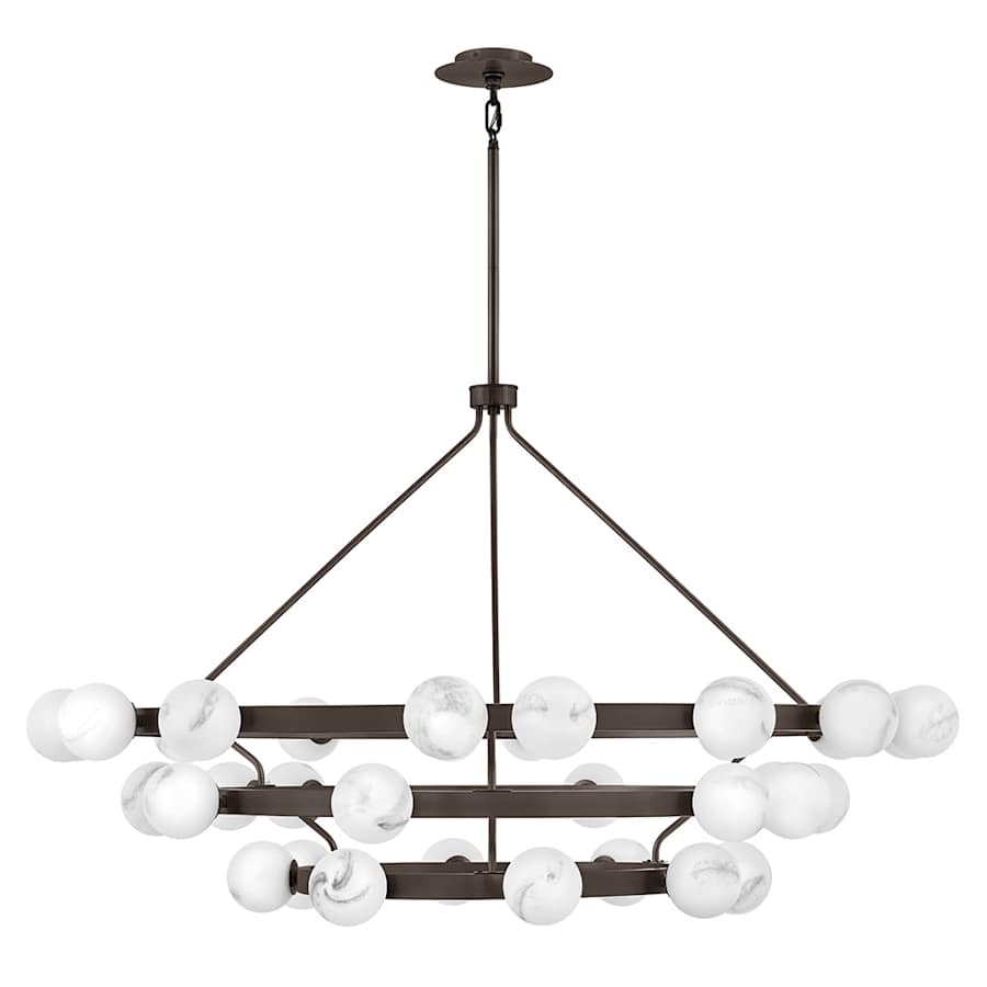 Fredrick Ramond Selene 36 Light 60" Wide Ring Chandelier