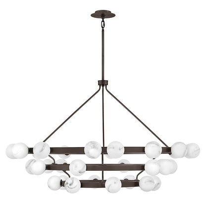Fredrick Ramond Selene 36 Light 60" Wide Ring Chandelier