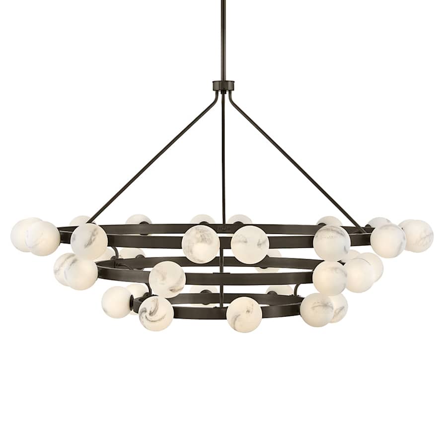 Fredrick Ramond Selene 36 Light 60" Wide Ring Chandelier