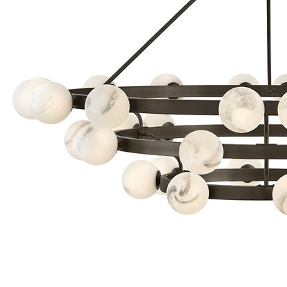 Fredrick Ramond Selene 36 Light 60" Wide Ring Chandelier