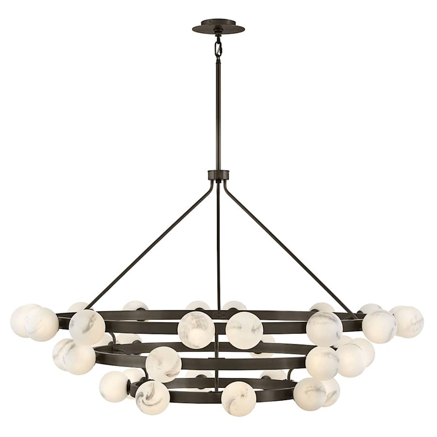 Fredrick Ramond Selene 36 Light 60" Wide Ring Chandelier