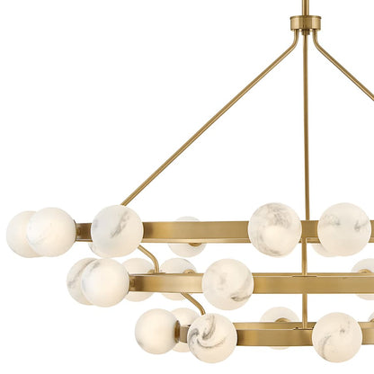 Fredrick Ramond Selene 36 Light 60" Wide Ring Chandelier