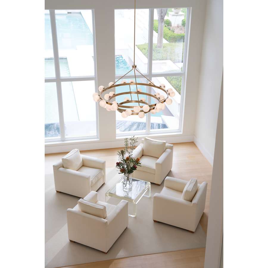 Fredrick Ramond Selene 36 Light 60" Wide Ring Chandelier