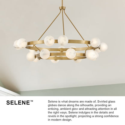 Fredrick Ramond Selene 36 Light 60" Wide Ring Chandelier