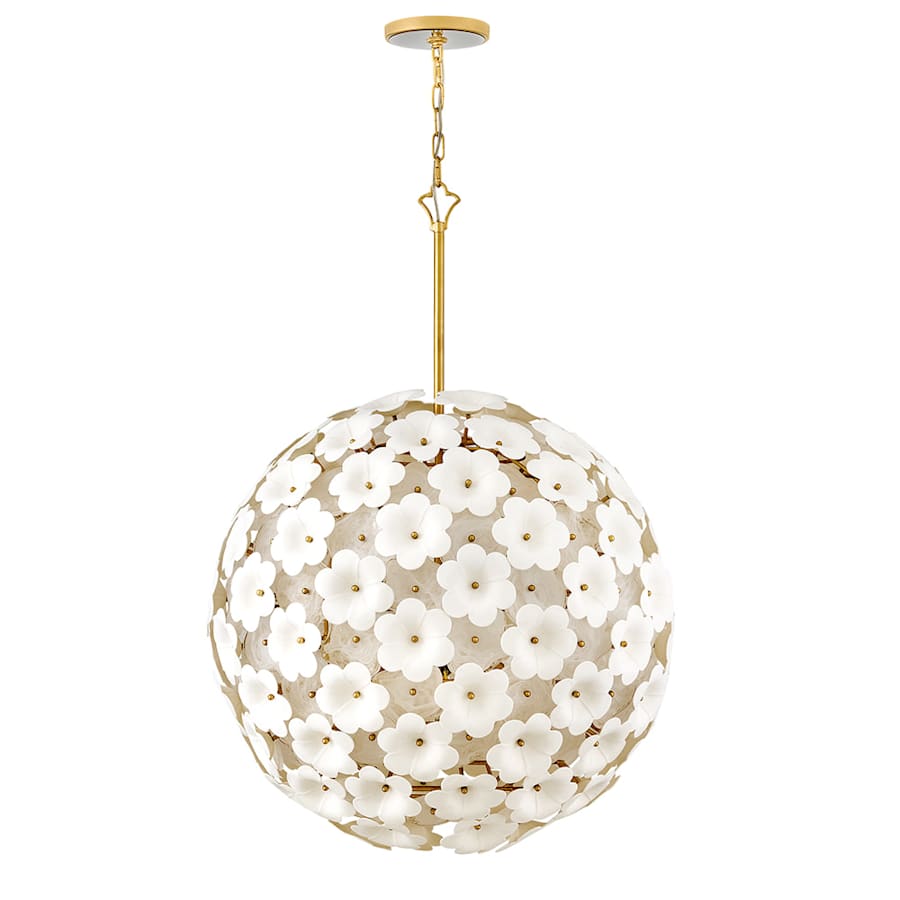 Fredrick Ramond Marianne 7 Light 28" Wide Globe Chandelier