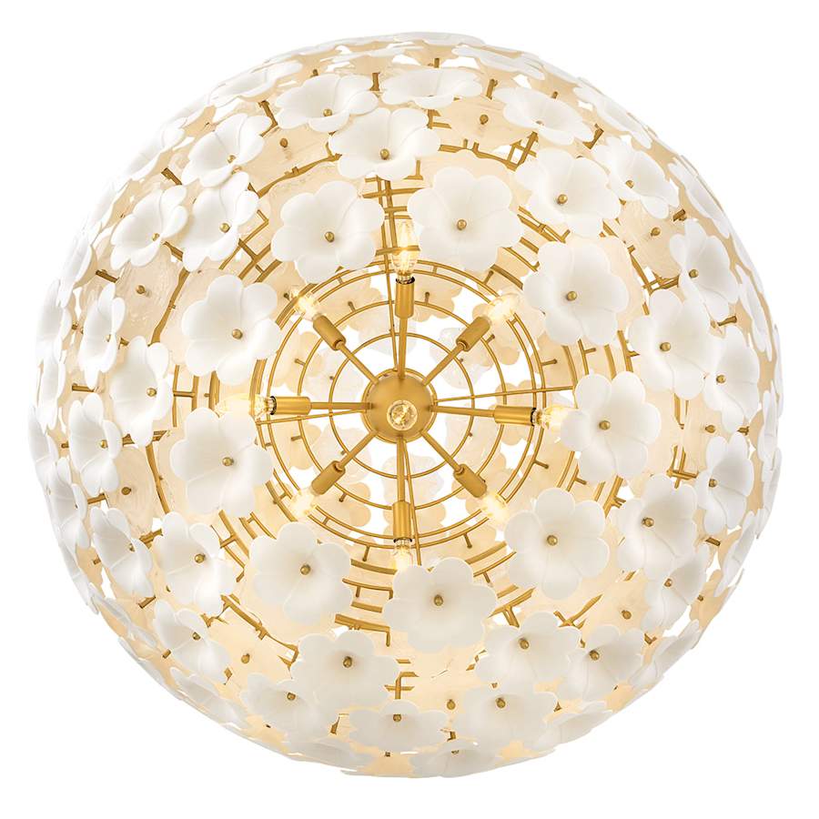 Fredrick Ramond Marianne 9 Light 38" Wide Globe Chandelier