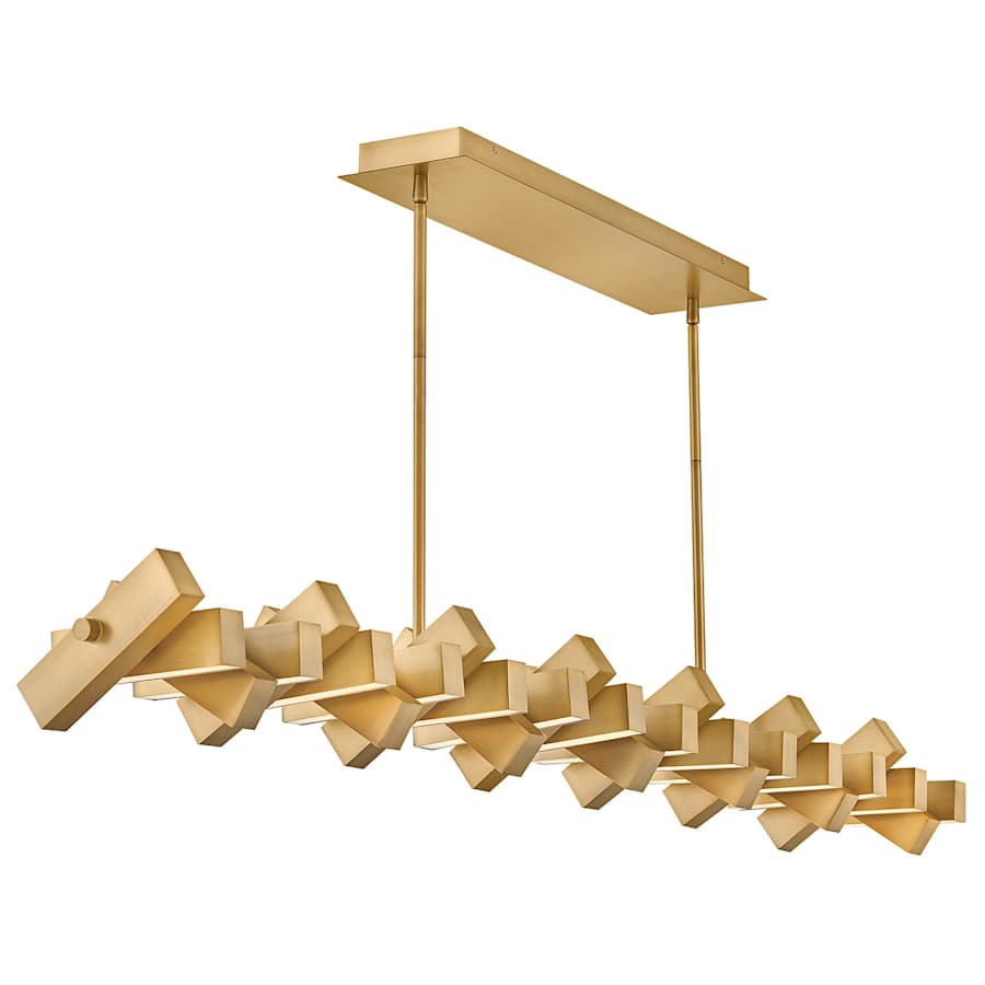 Fredrick Ramond Stitch 59" Wide LED Abstract Chandelier with Articulating LED Panels