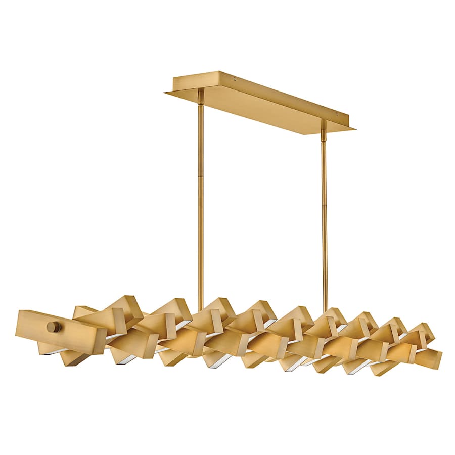 Fredrick Ramond Stitch 59" Wide LED Abstract Chandelier with Articulating LED Panels