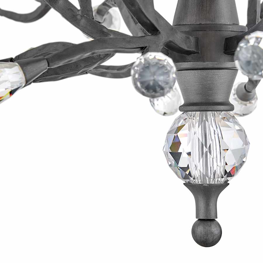 Fredrick Ramond Eve 9 Light 33" Wide LED Crystal Candle Style Chandelier