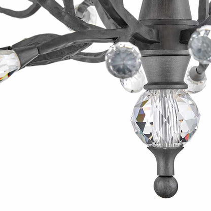 Fredrick Ramond Eve 9 Light 33" Wide LED Crystal Candle Style Chandelier