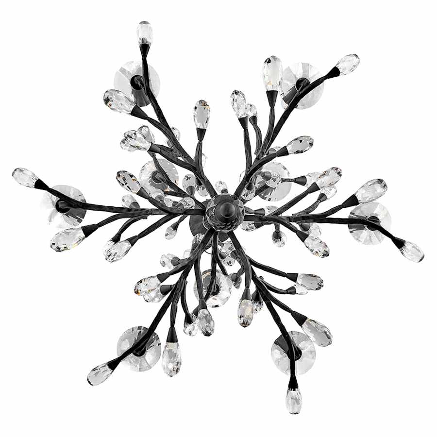 Fredrick Ramond Eve 9 Light 33" Wide LED Crystal Candle Style Chandelier