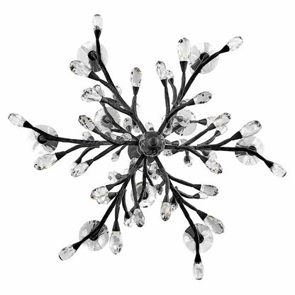 Fredrick Ramond Eve 9 Light 33" Wide LED Crystal Candle Style Chandelier