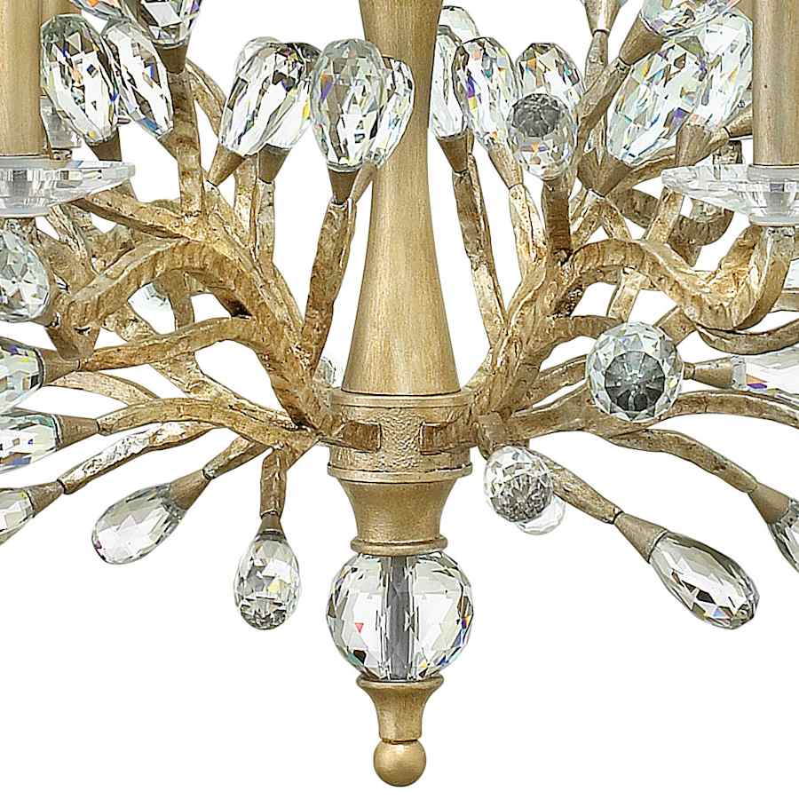 Fredrick Ramond 9 Light 2 Tier Candle Style Chandelier from the Eve Collection