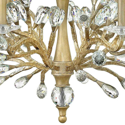 Fredrick Ramond 9 Light 2 Tier Candle Style Chandelier from the Eve Collection