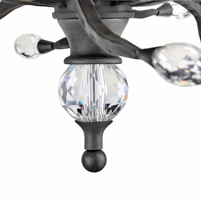 Fredrick Ramond Eve 12 Light 49" Wide LED Crystal Candle Style Chandelier