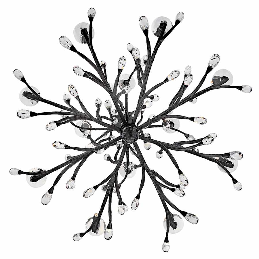 Fredrick Ramond Eve 12 Light 49" Wide LED Crystal Candle Style Chandelier
