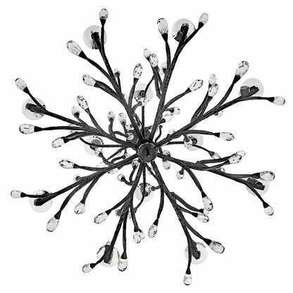 Fredrick Ramond Eve 12 Light 49" Wide LED Crystal Candle Style Chandelier
