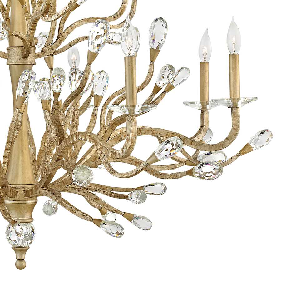 Fredrick Ramond 12 Light 2 Tier Candle Style Chandelier from the Eve Collection