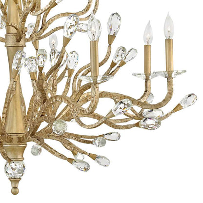 Fredrick Ramond 12 Light 2 Tier Candle Style Chandelier from the Eve Collection