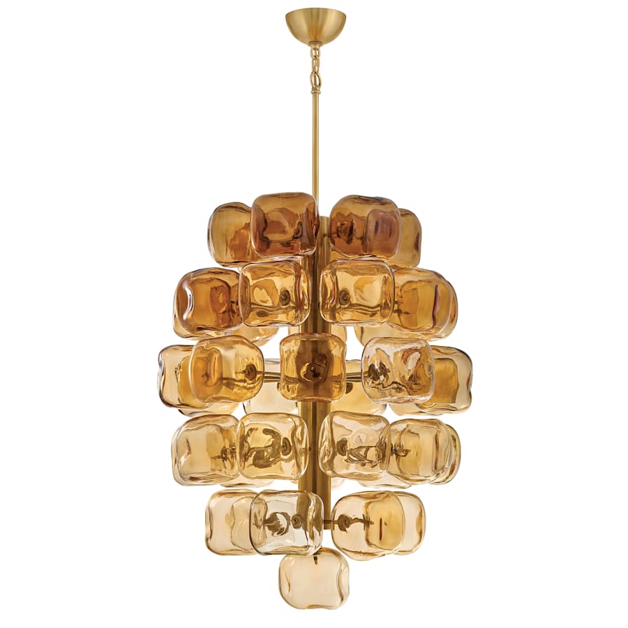 Fredrick Ramond Perriand 40 Light 30" Wide LED Abstract Chandelier