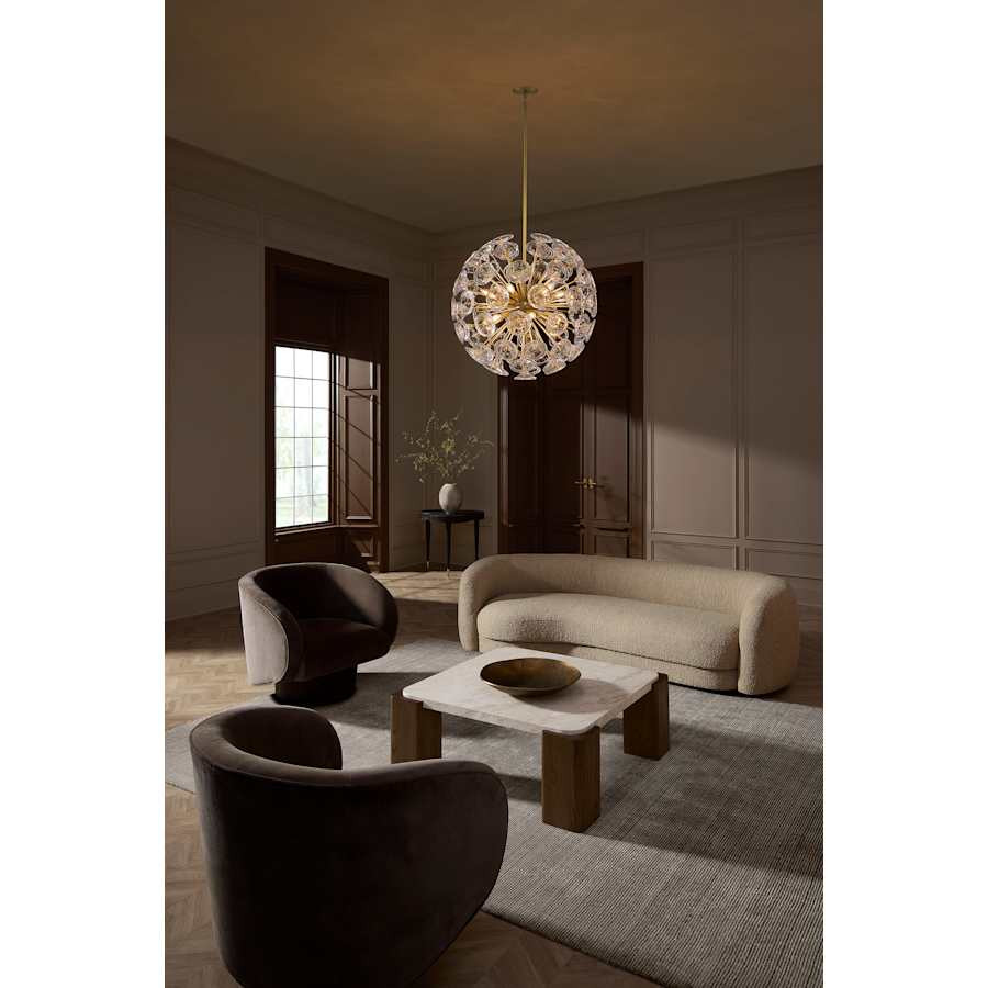 Fredrick Ramond Maya 12 Light 30" Wide Abstract Globe Chandelier