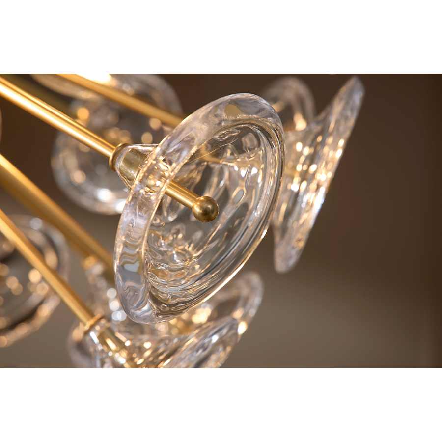 Fredrick Ramond Maya 12 Light 30" Wide Abstract Globe Chandelier