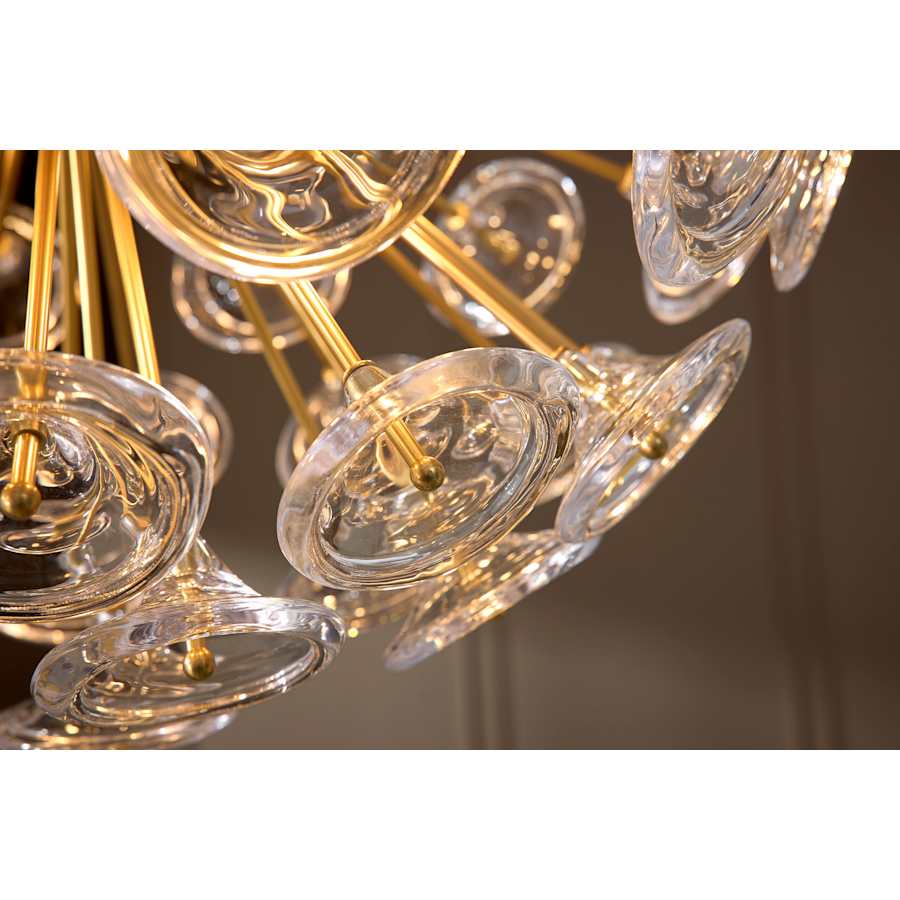 Fredrick Ramond Maya 12 Light 30" Wide Abstract Globe Chandelier