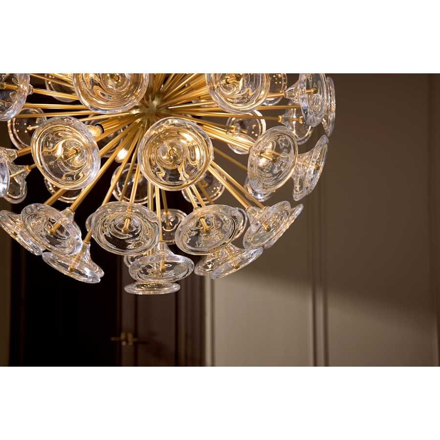 Fredrick Ramond Maya 12 Light 30" Wide Abstract Globe Chandelier