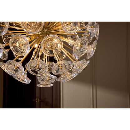 Fredrick Ramond Maya 12 Light 30" Wide Abstract Globe Chandelier