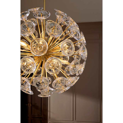 Fredrick Ramond Maya 12 Light 30" Wide Abstract Globe Chandelier