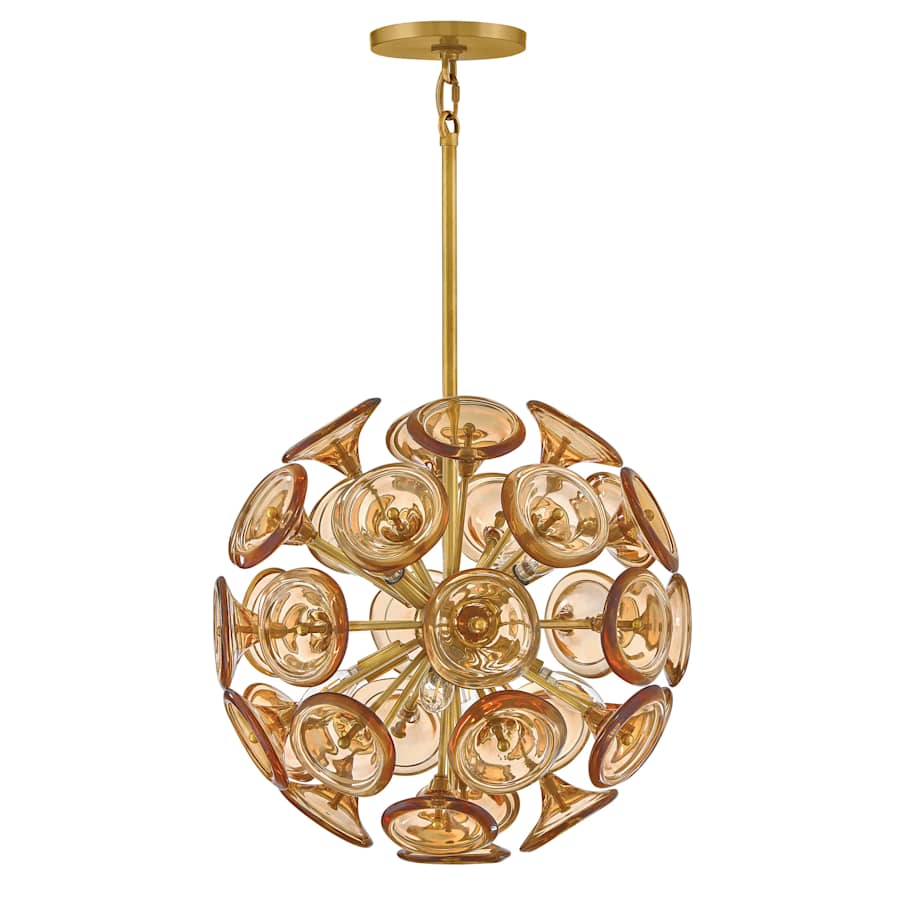 Fredrick Ramond Maya 8 Light 20" Wide Pendant