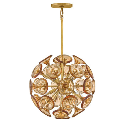 Fredrick Ramond Maya 8 Light 20" Wide Pendant
