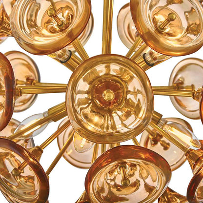 Fredrick Ramond Maya 8 Light 20" Wide Pendant