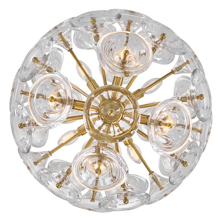 Fredrick Ramond Maya 8 Light 20" Wide Pendant
