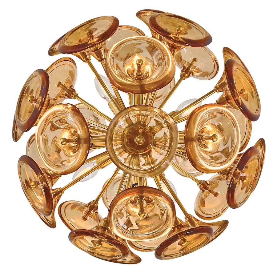 Fredrick Ramond Maya 8 Light 20" Wide Pendant