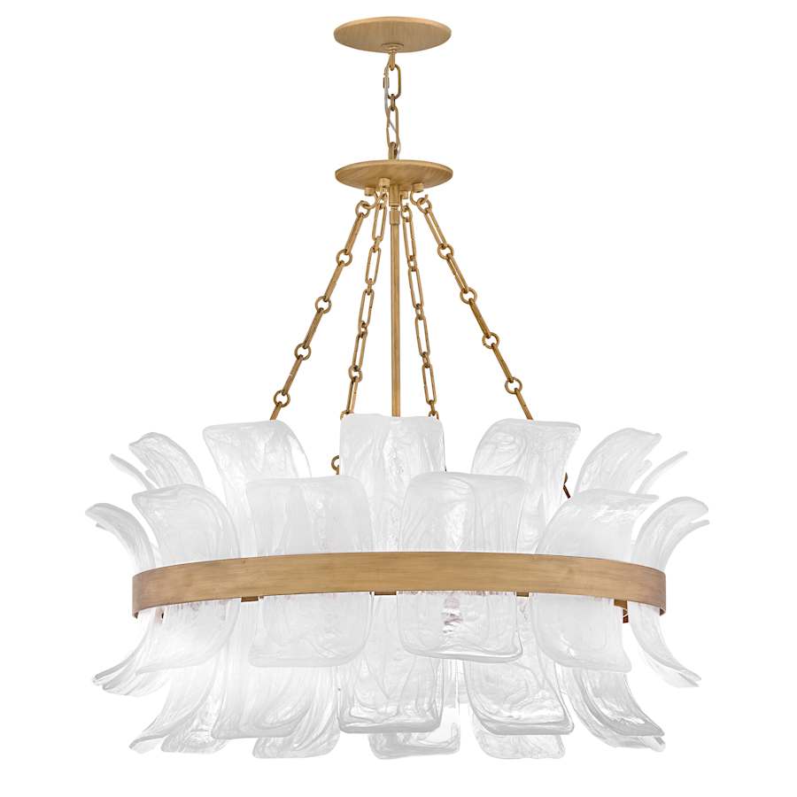 Fredrick Ramond Fleur 6 Light 34" Wide Drum Chandelier