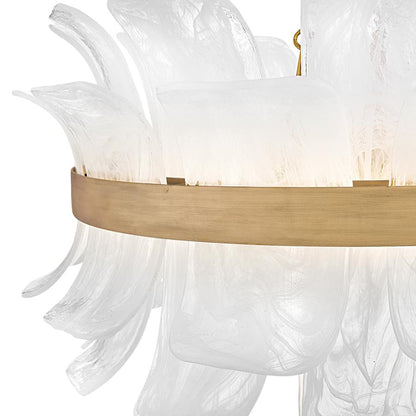 Fredrick Ramond Fleur 6 Light 34" Wide Drum Chandelier