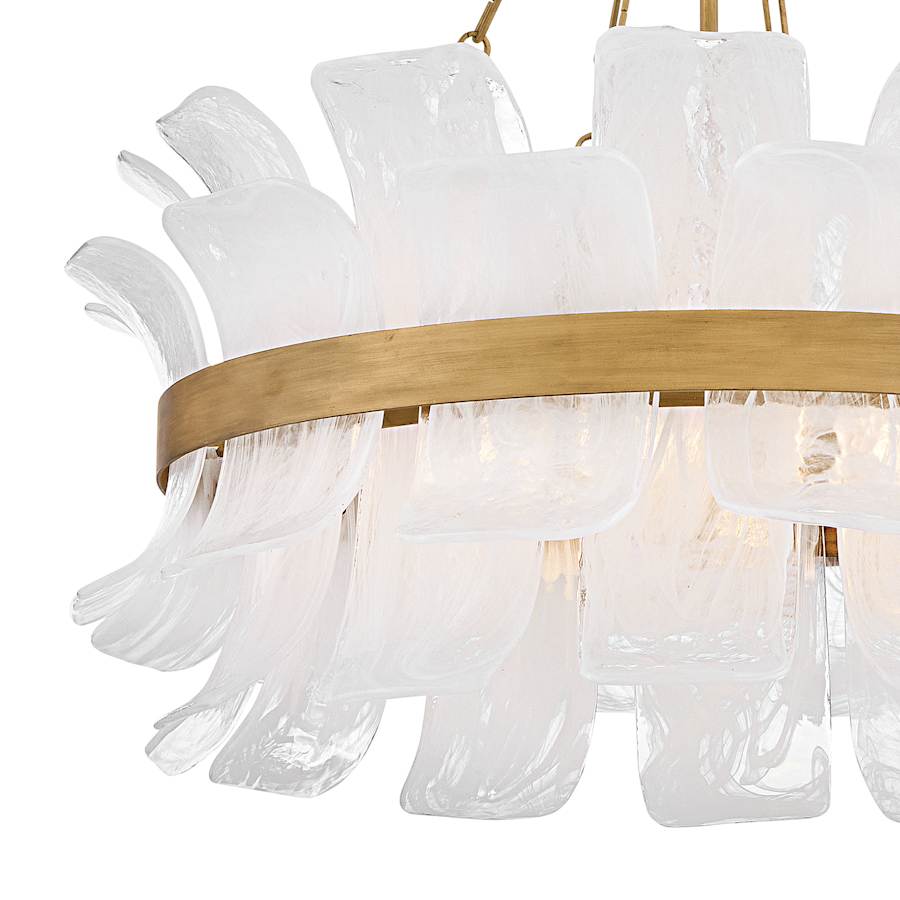 Fredrick Ramond Fleur 6 Light 34" Wide Drum Chandelier