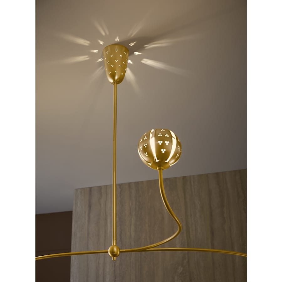 Fredrick Ramond Anthos 4 Light 54" Wide LED Chandelier