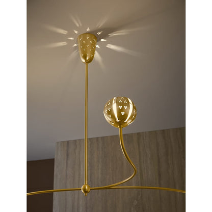 Fredrick Ramond Anthos 4 Light 54" Wide LED Chandelier