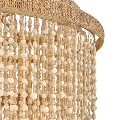 Fredrick Ramond Freya 13 Light 29" Wide Beaded Waterfall Chandelier