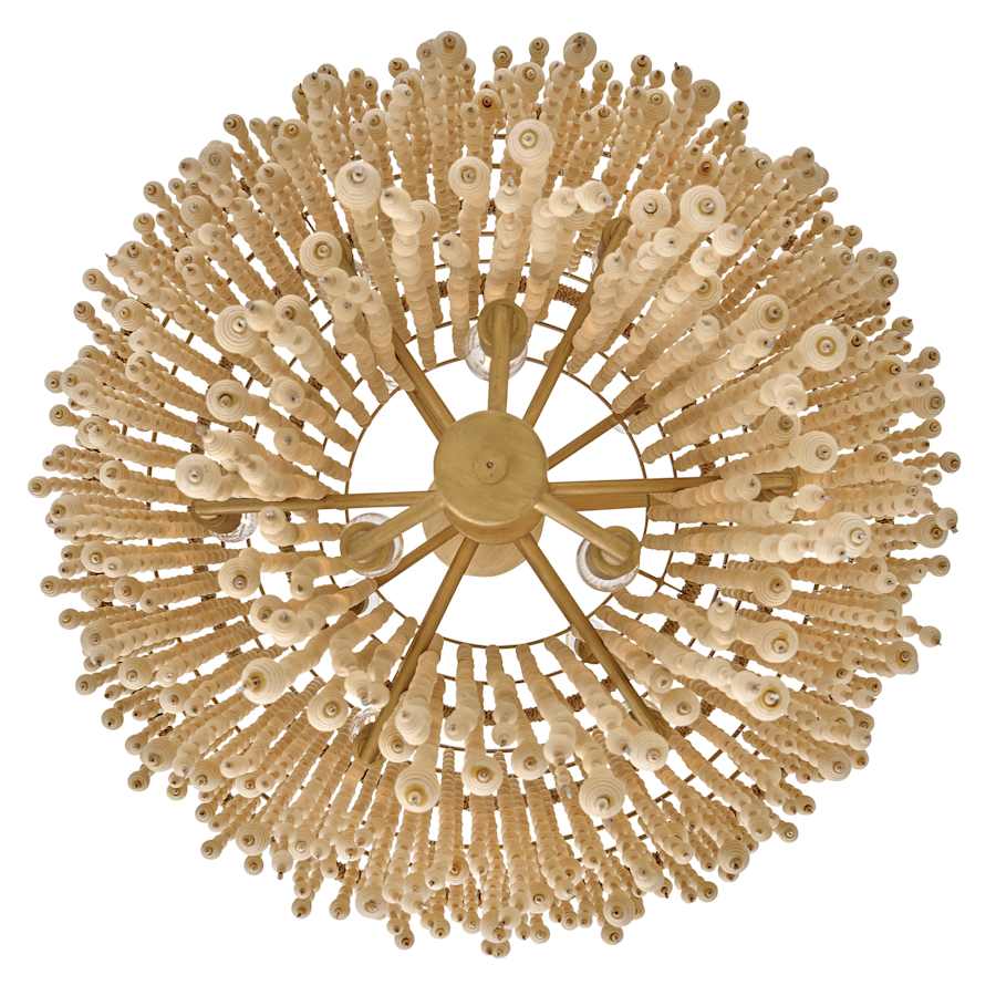 Fredrick Ramond Freya 13 Light 29" Wide Beaded Waterfall Chandelier