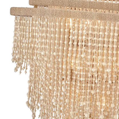 Fredrick Ramond Freya 17 Light 37" Wide Beaded Waterfall Chandelier